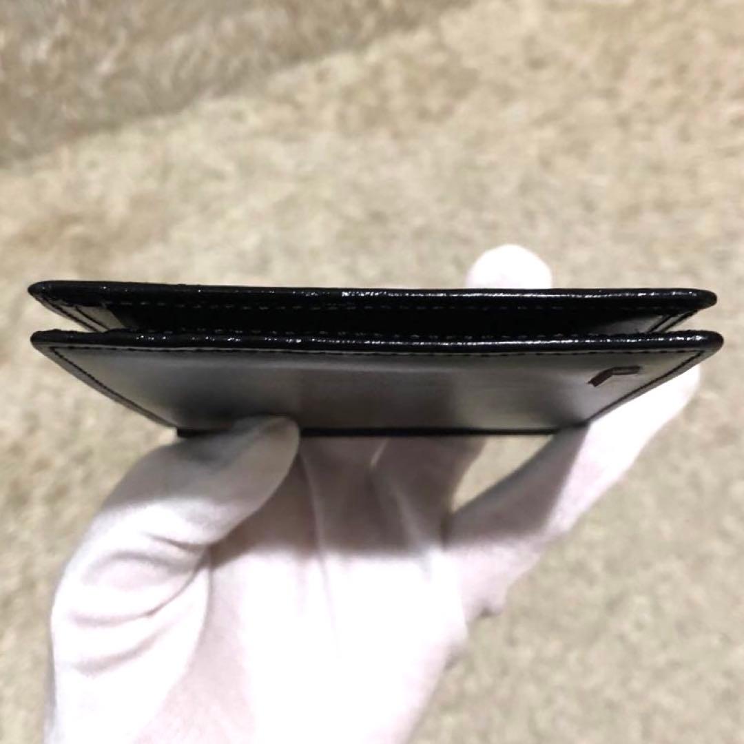 未使用✨ポーター レザー 二つ折り財布 マネークリップ　ブラック　メンズ