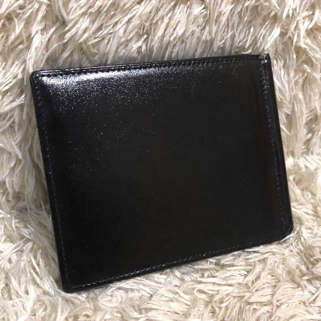 未使用✨ポーター レザー 二つ折り財布 マネークリップ　ブラック　メンズ