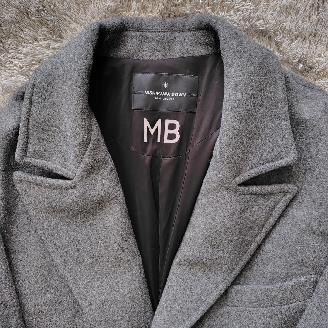 nano universe 西川ダウン チェスターコート　MB別注
