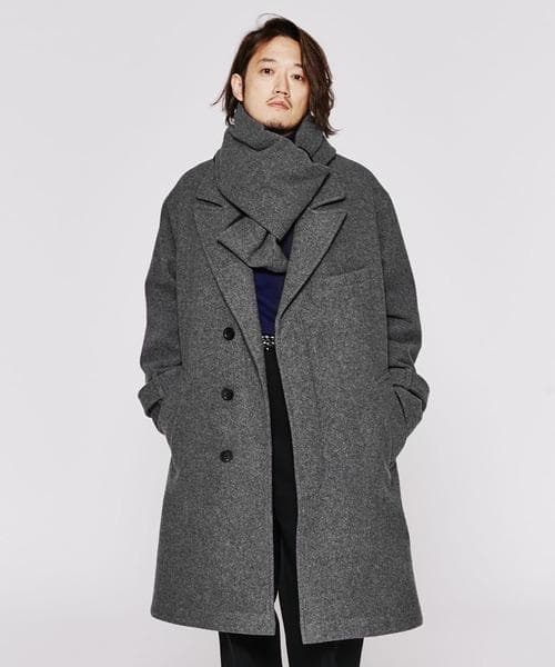 nano universe 西川ダウン チェスターコート　MB別注