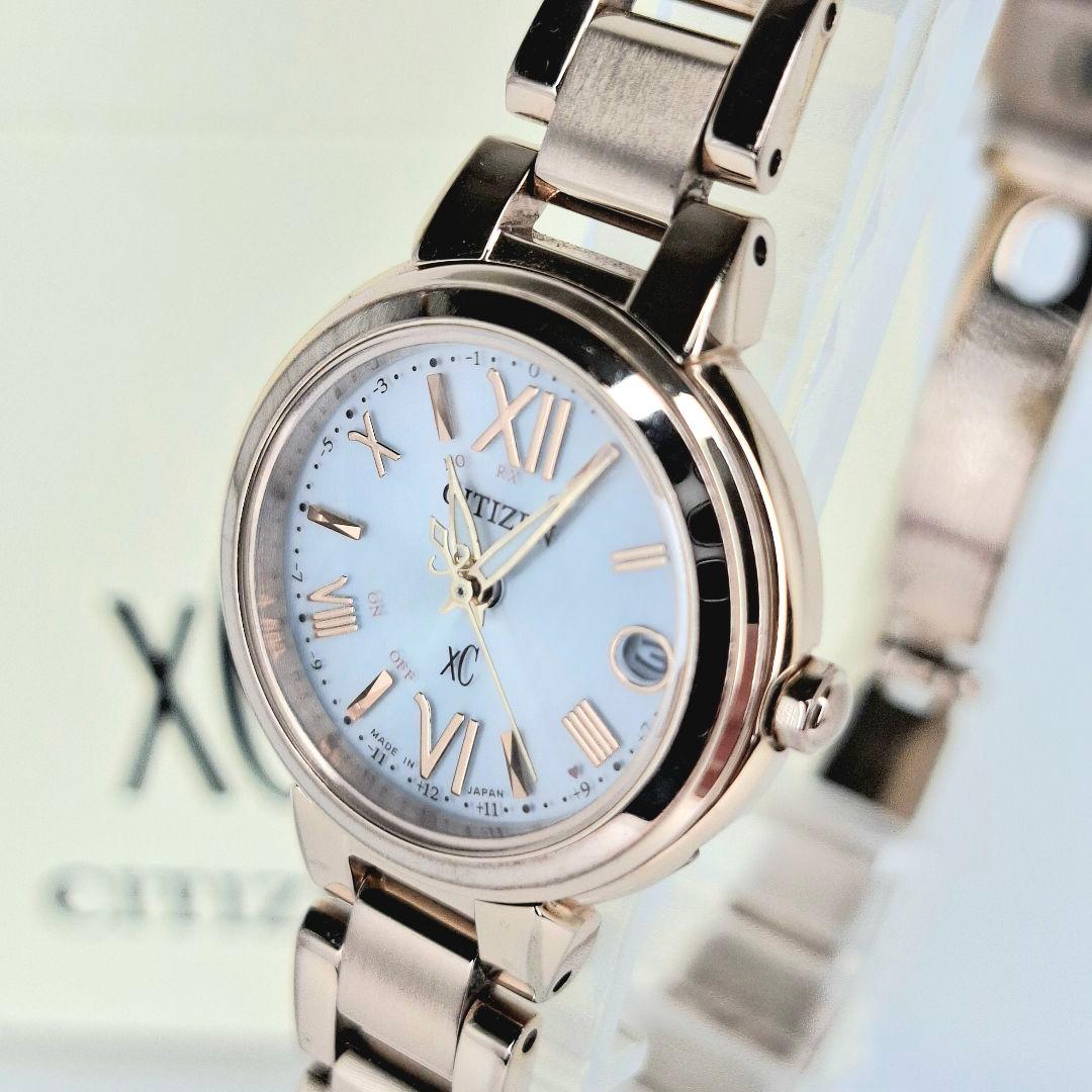 ✨ 箱コマ付 シチズン ハッピーフライト CITIZEN XC ソーラー 電波