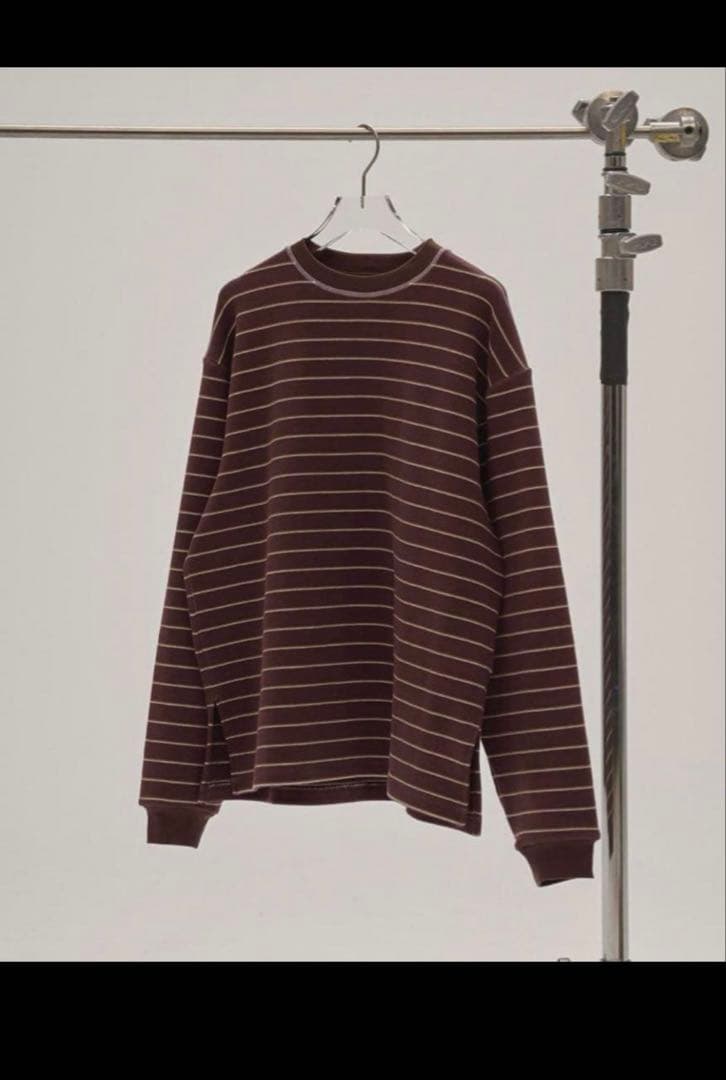 todayful Border Long T-shirts チョコ