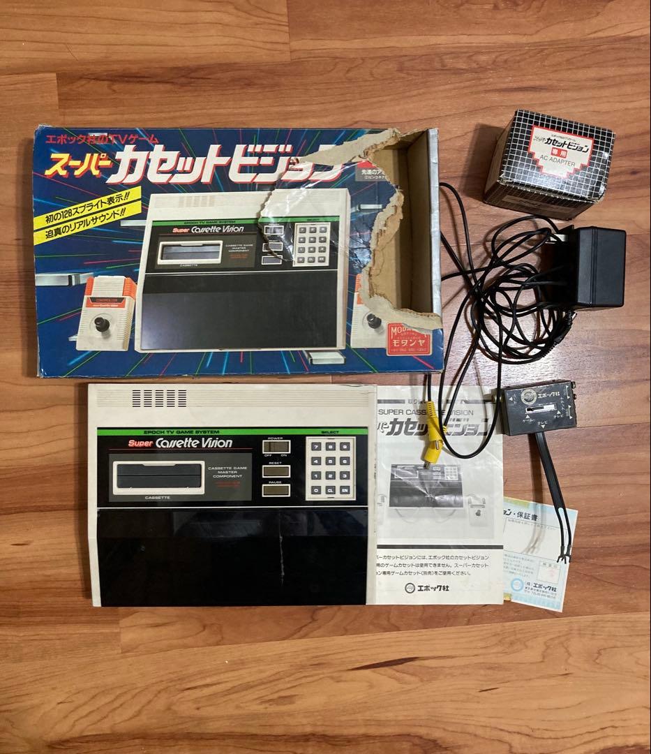 スーパーカセットビジョン本体、ソフト5本セット（動作未確認）