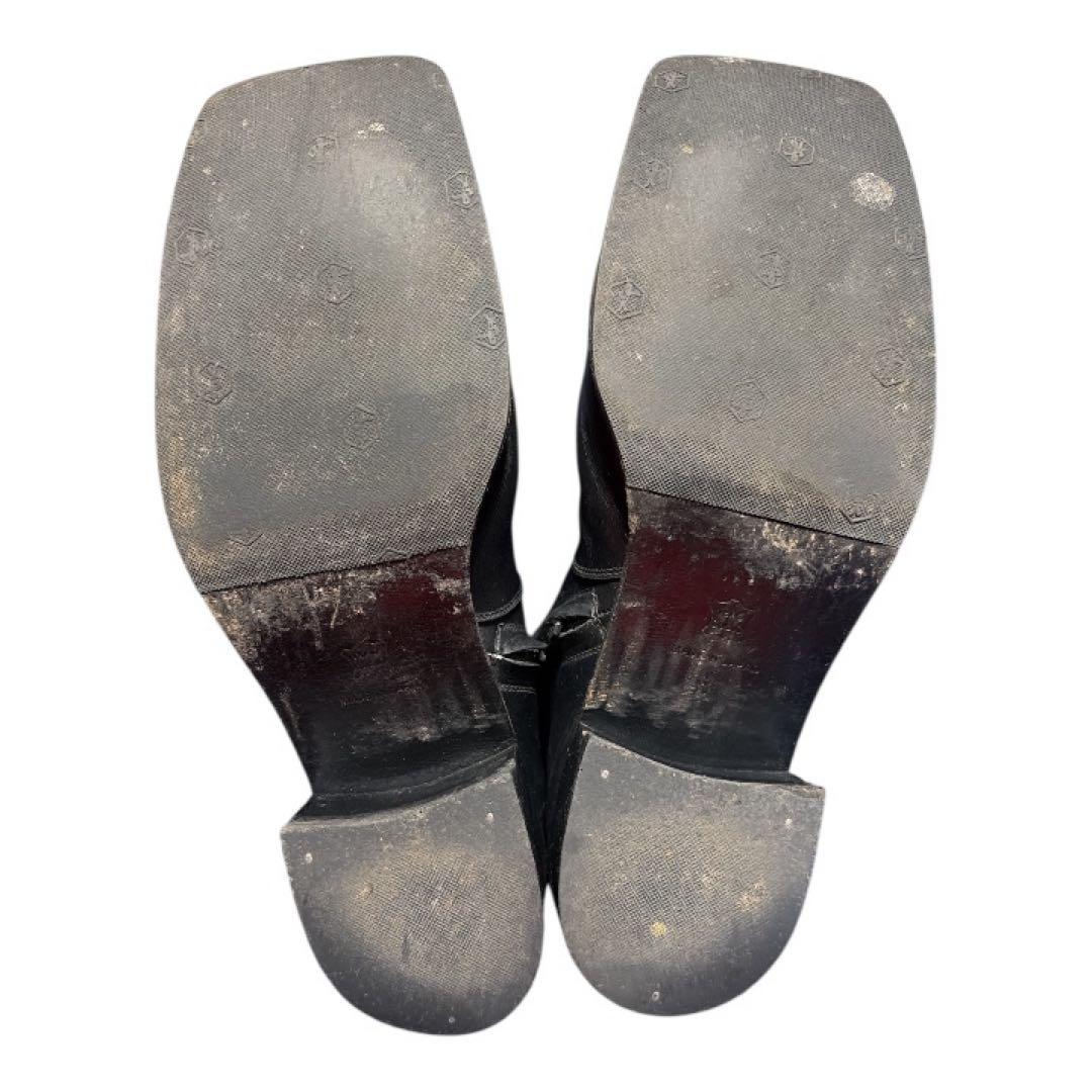 JOHN LAWRENCE SULLIVAN スクエアトゥブーツ リザード