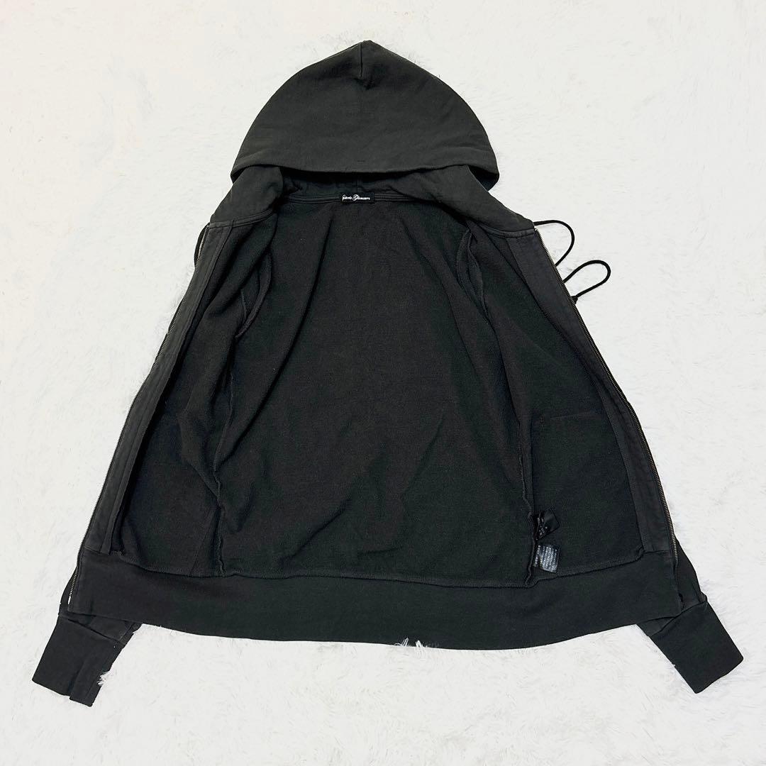 HYSTERIC GLAMOUR フルジップ パーカー ヒスガール ダークグレー