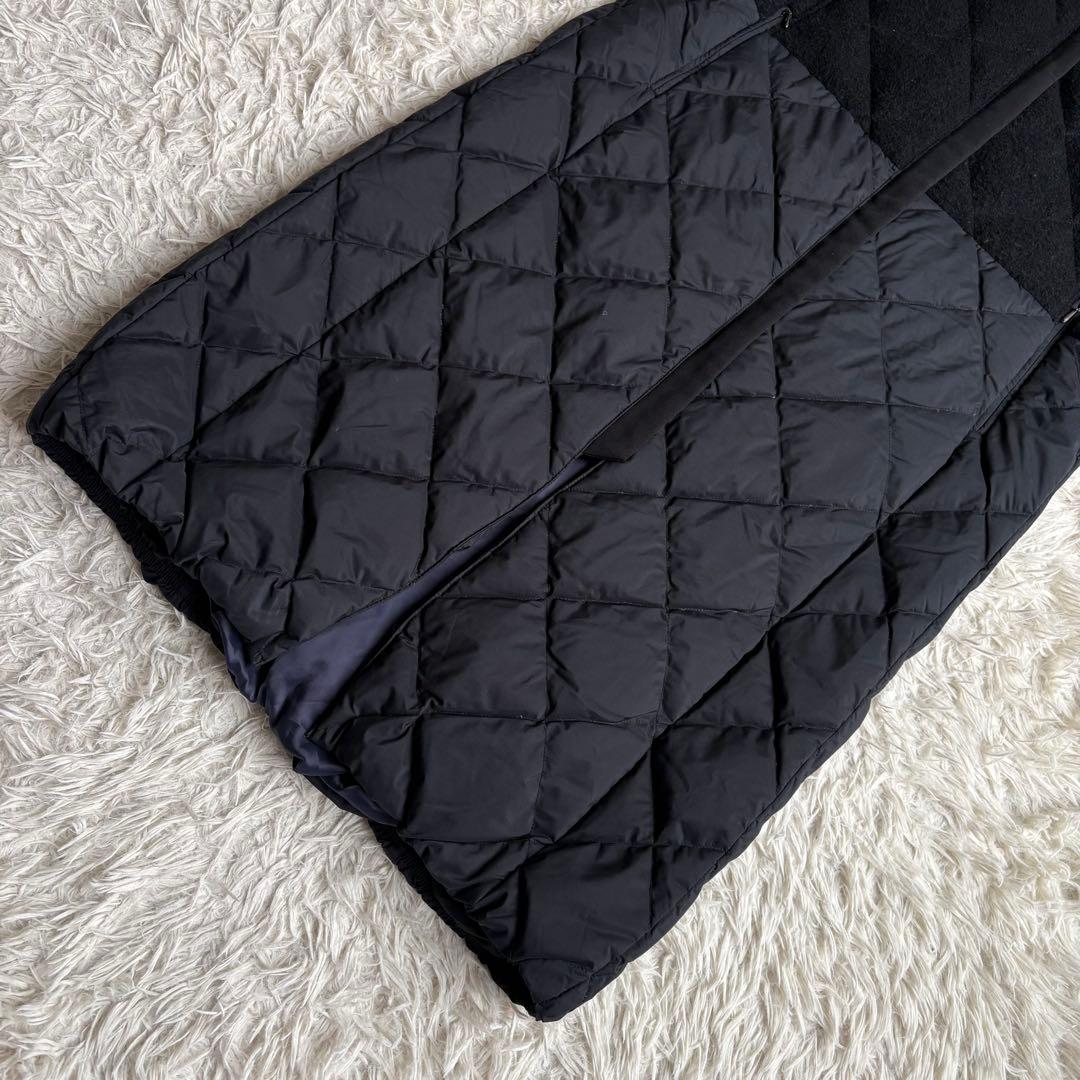 美品♡アントゲージ ダウンベスト ロング ドッキング キルティング ファー F