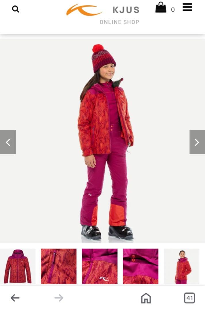 チュース　KJUS スキーウェア　152センチ