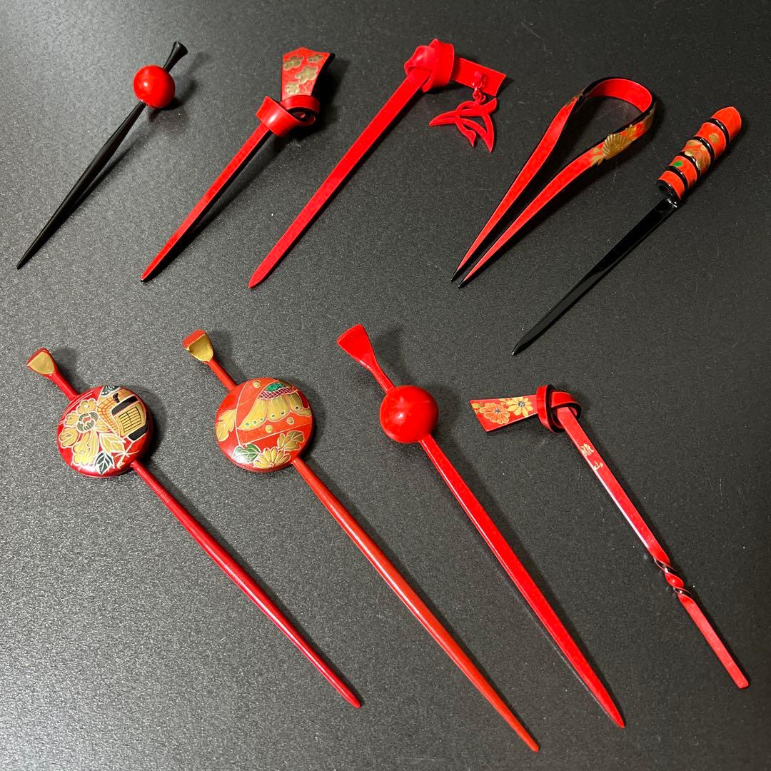 髪飾り・かんざし・成人式・結婚式・つまみ細工・豪華・ド派手・振袖・花魁