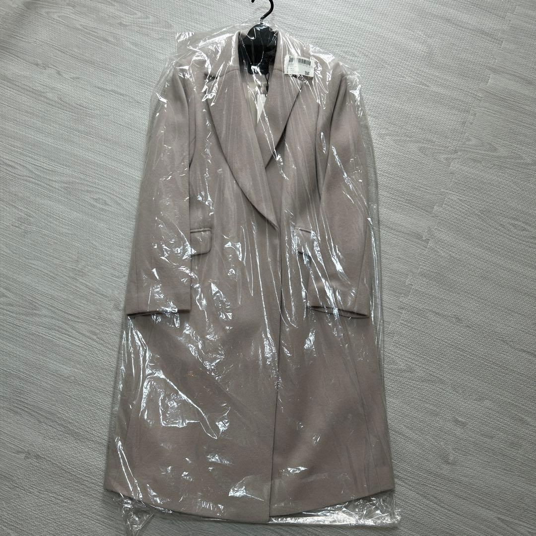 新品UNITED TOKYO ウールチェスターコート ライトベージュ　サイズ2