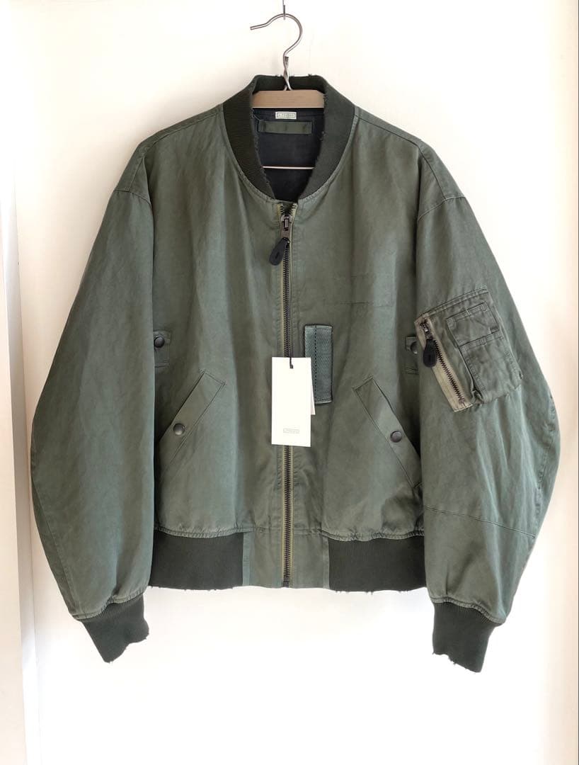 ジャケット・アウター A.PRESSE Silk Light B-15C Flight Jacket