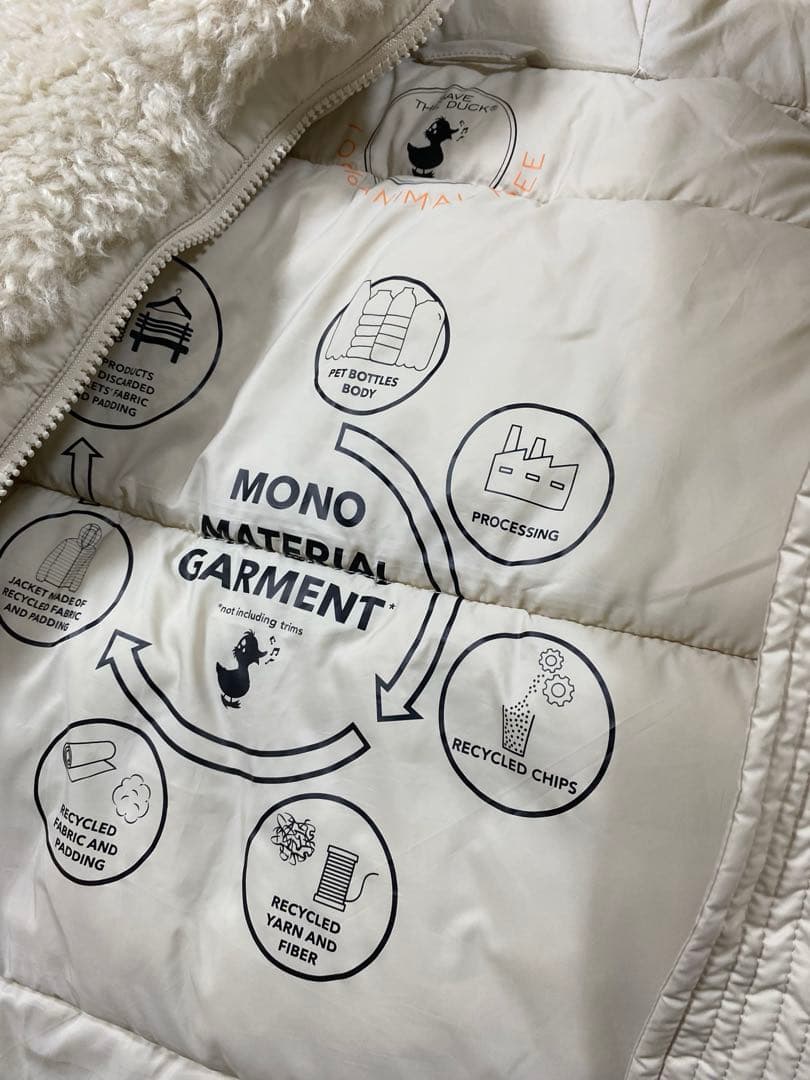 save the duck フェイクファーベスト　1/S