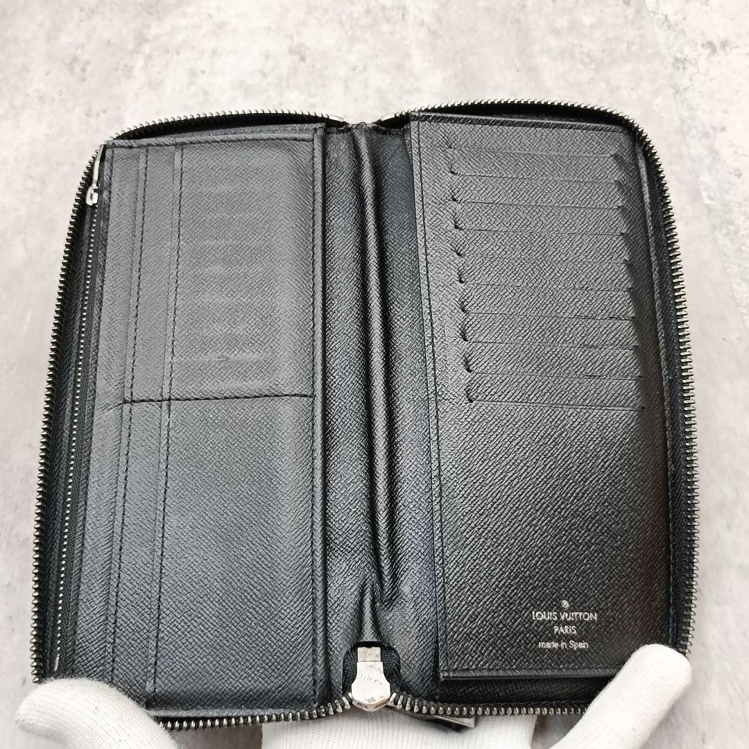 美品 ヴィトン エクリプス ジッピーヴェルティカル ラウンド 長財布 モノグラム