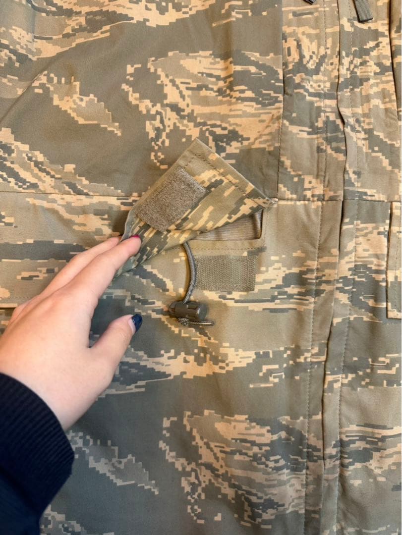 米軍実物 ゴアテックス タイガーカモ USAF ecwcs level6 S-R