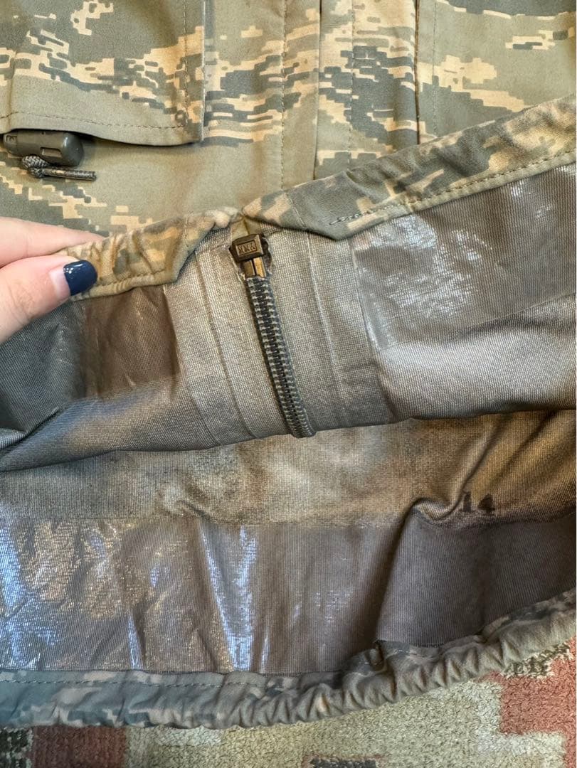 米軍実物 ゴアテックス タイガーカモ USAF ecwcs level6 S-R