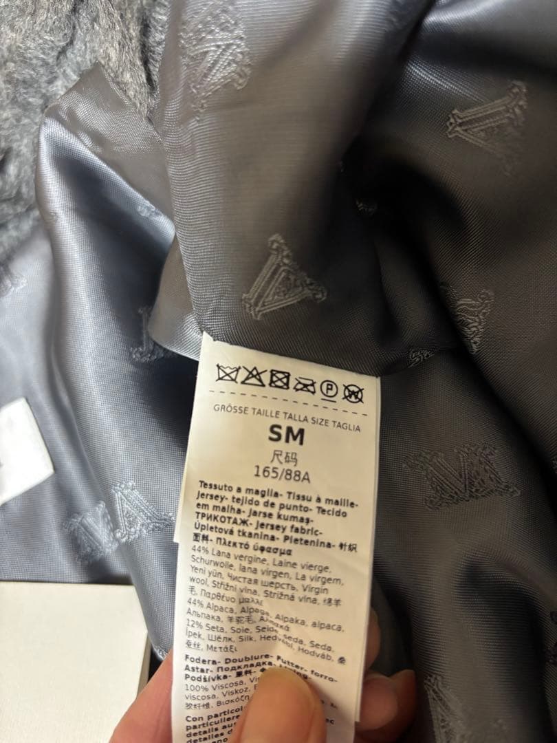 ★coo17★新品未使用MaxMara ABAVO テディベアケープグレー