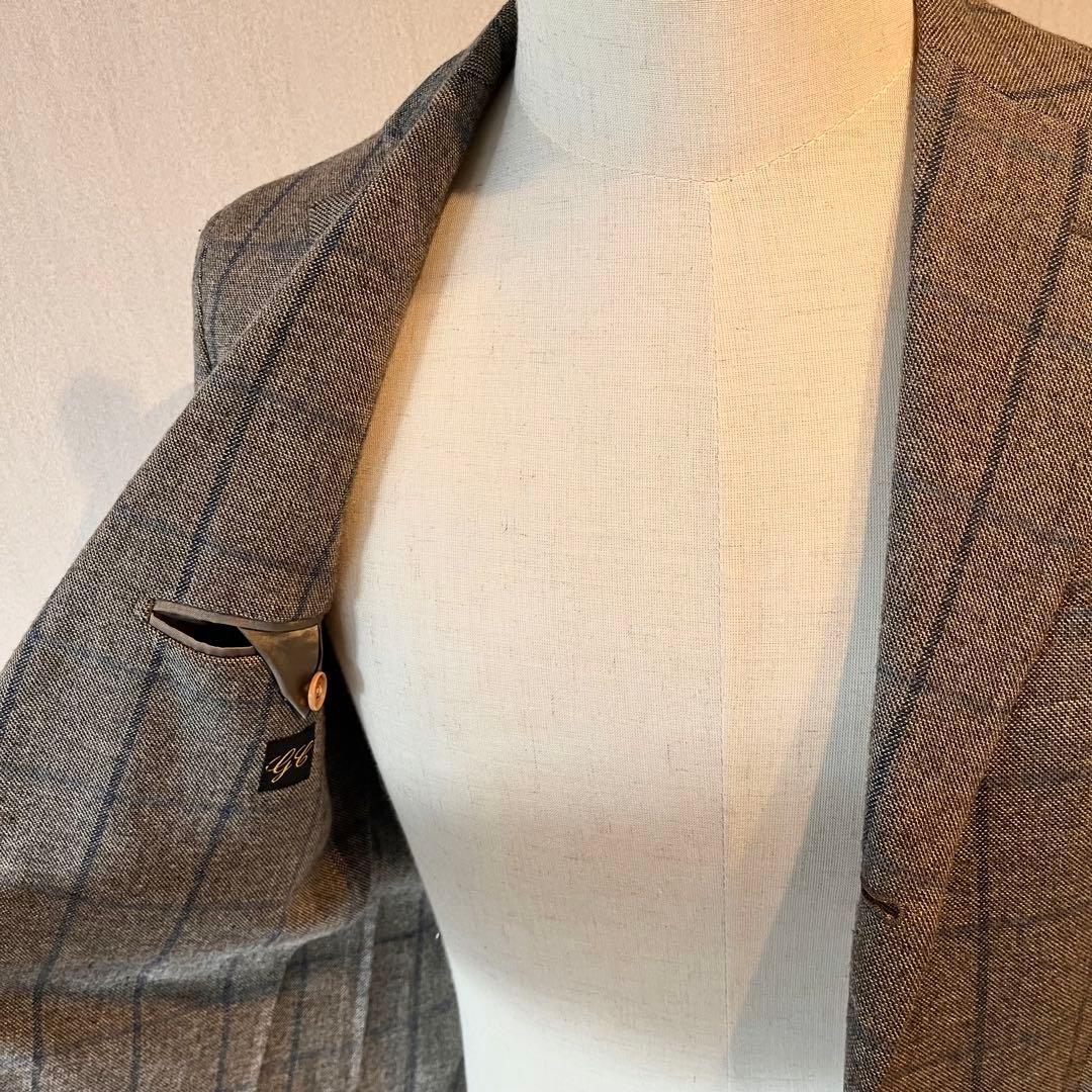 policarPo ポリカルポ イタリア生地 テーラードジャケット ウィンドペン