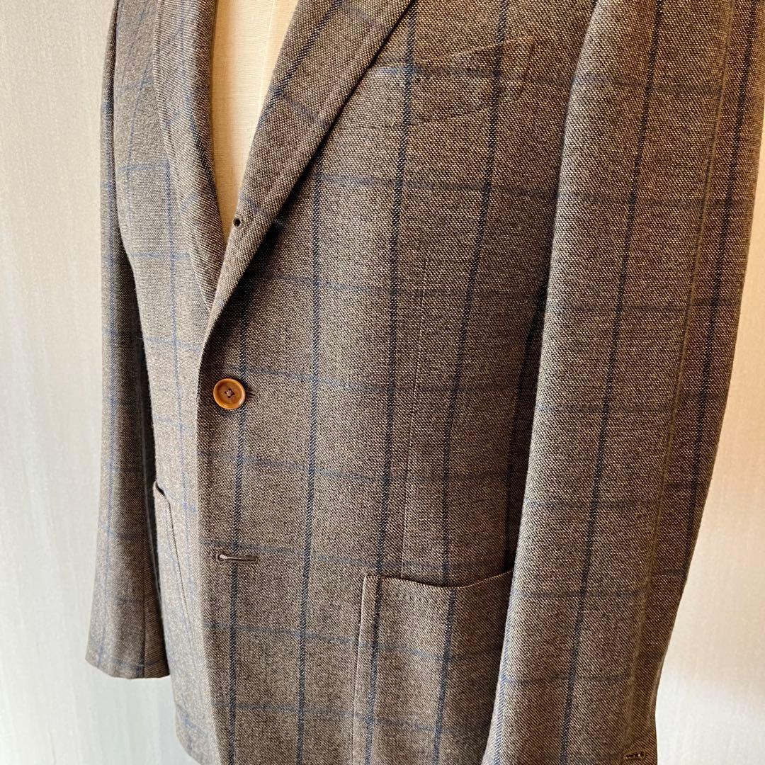 policarPo ポリカルポ イタリア生地 テーラードジャケット ウィンドペン