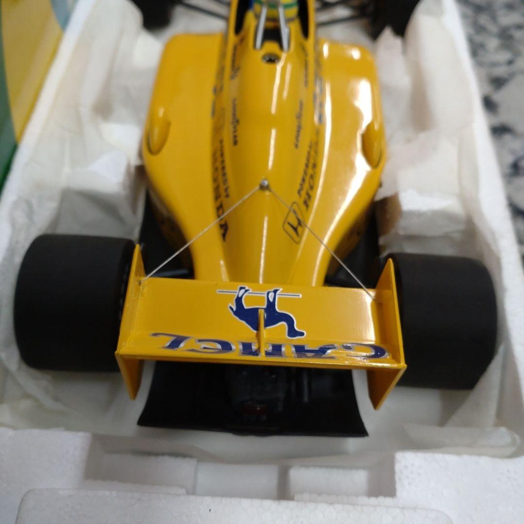 ミニチャンプス 1/18 ロータス 99T A・セナ 1987 CAMEL仕様