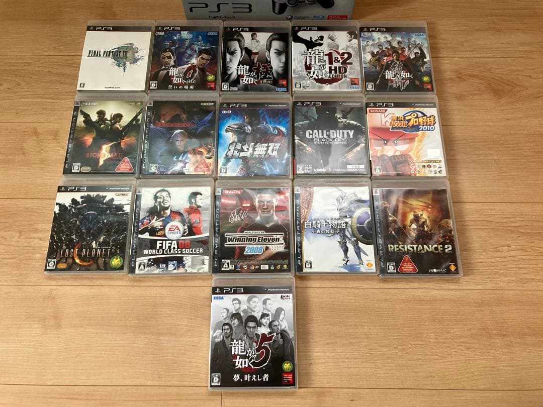 PS3 本体（160GB）+ソフト16本