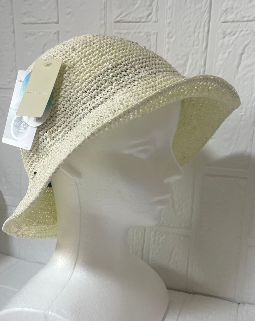 【新品タグ付き】アンテプリマ♡パンダ♡パール夏帽子遮熱遮光UVケア16,500円