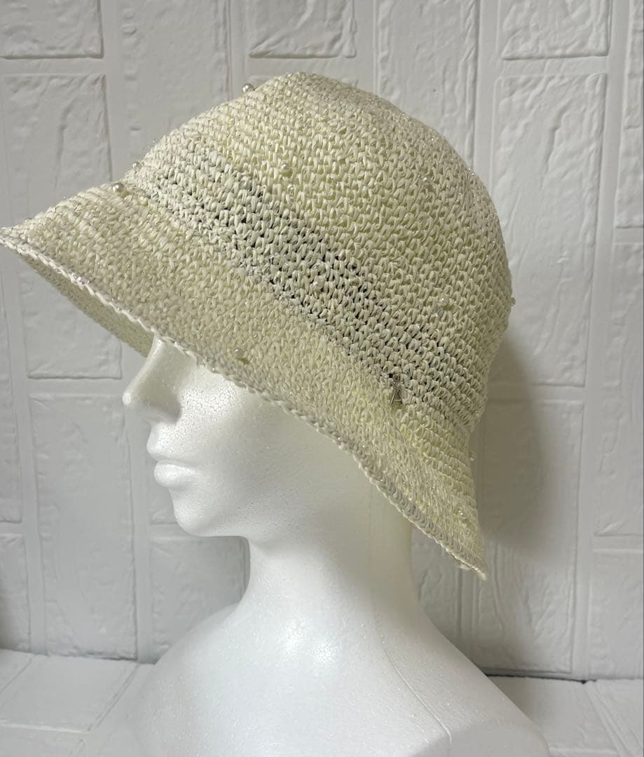 【新品タグ付き】アンテプリマ♡パンダ♡パール夏帽子遮熱遮光UVケア16,500円