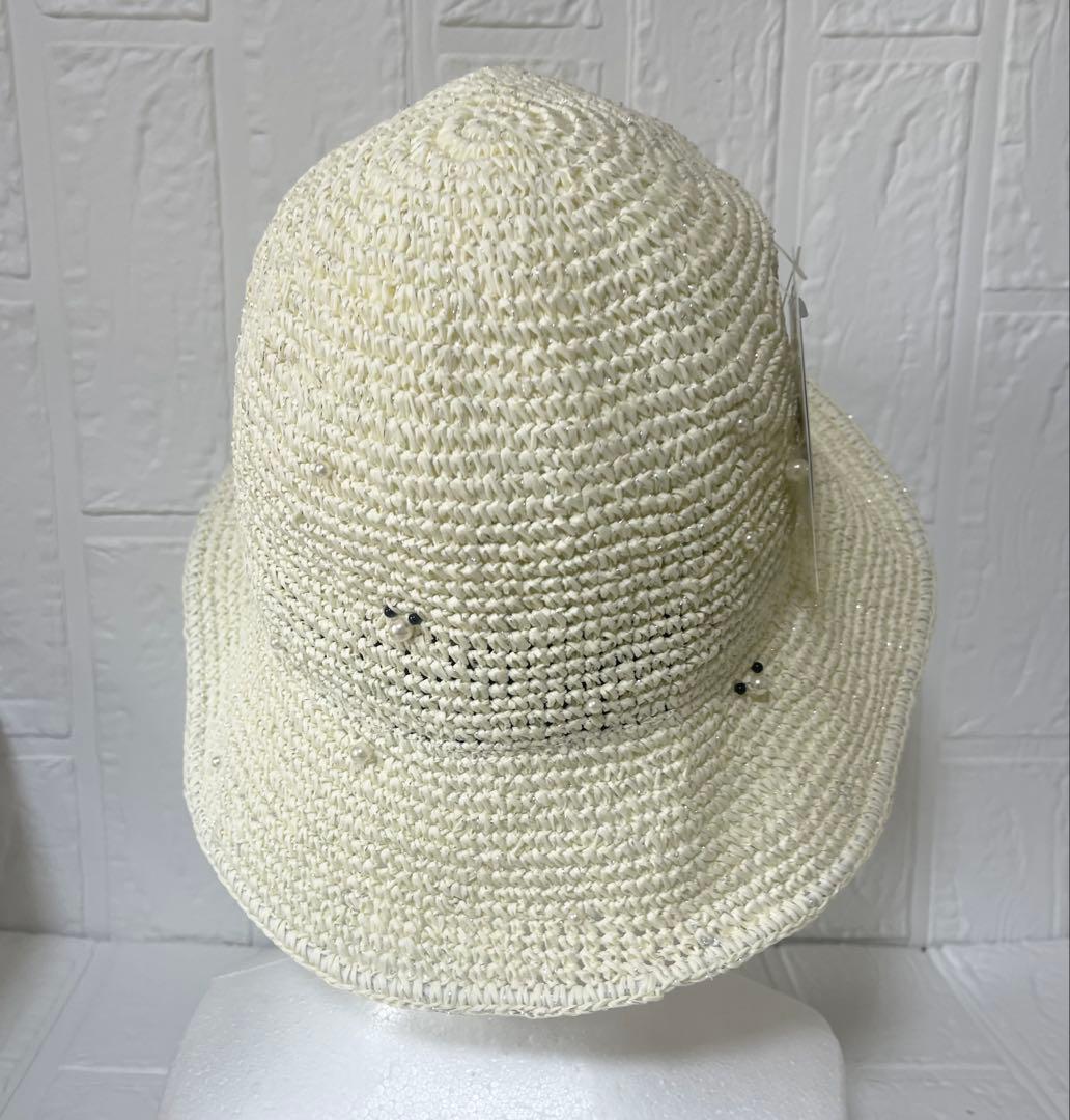 【新品タグ付き】アンテプリマ♡パンダ♡パール夏帽子遮熱遮光UVケア16,500円