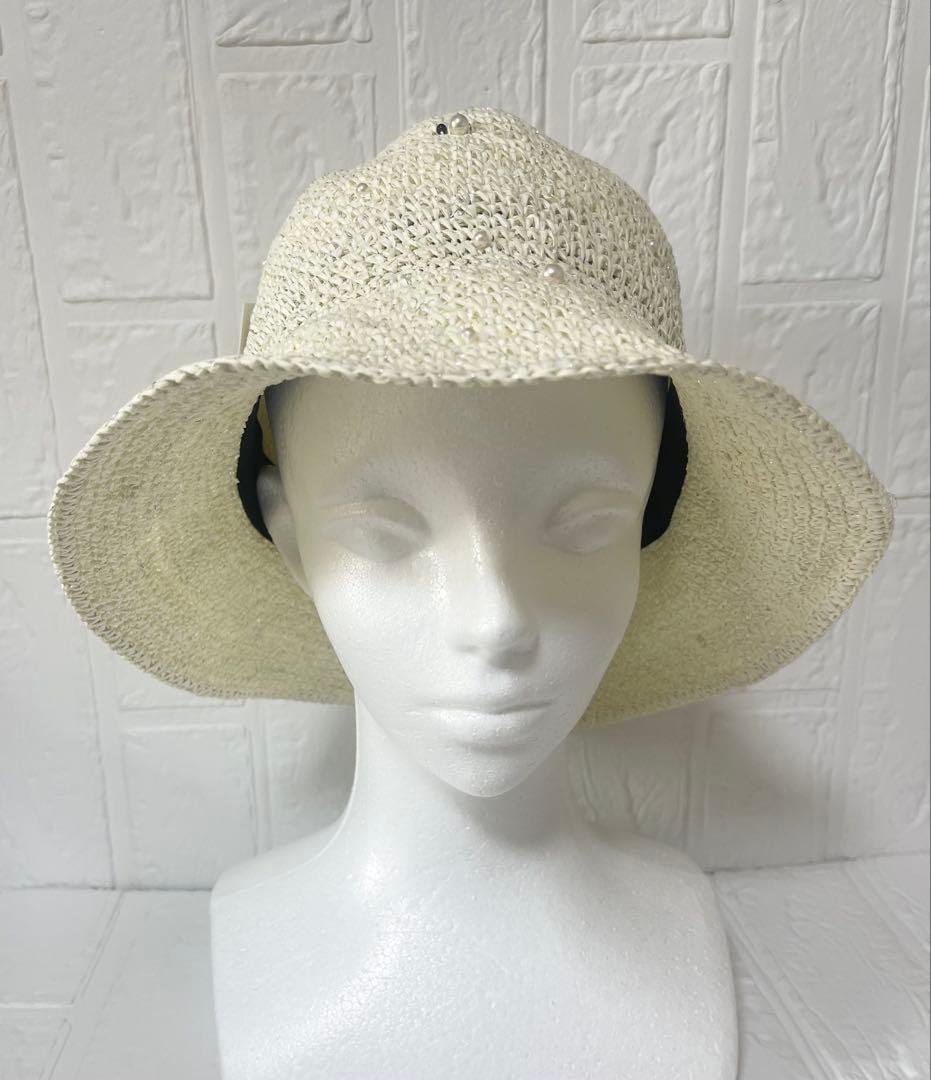【新品タグ付き】アンテプリマ♡パンダ♡パール夏帽子遮熱遮光UVケア16,500円