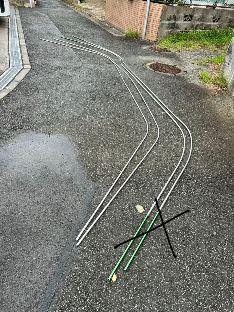 taーーhappy　シルバーポール2本