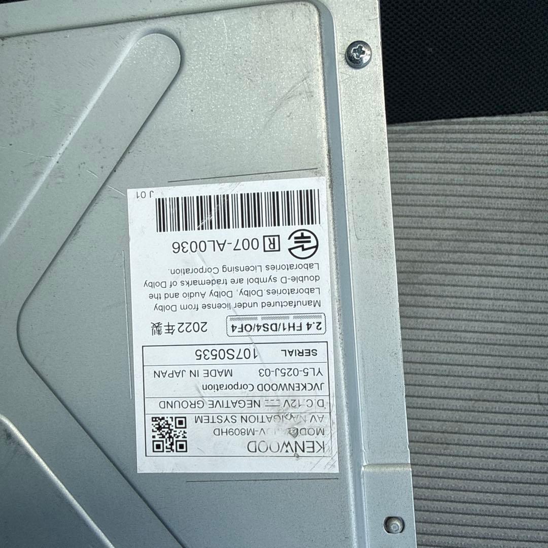 KENWOOD カーナビMDV-M806HD map data2021