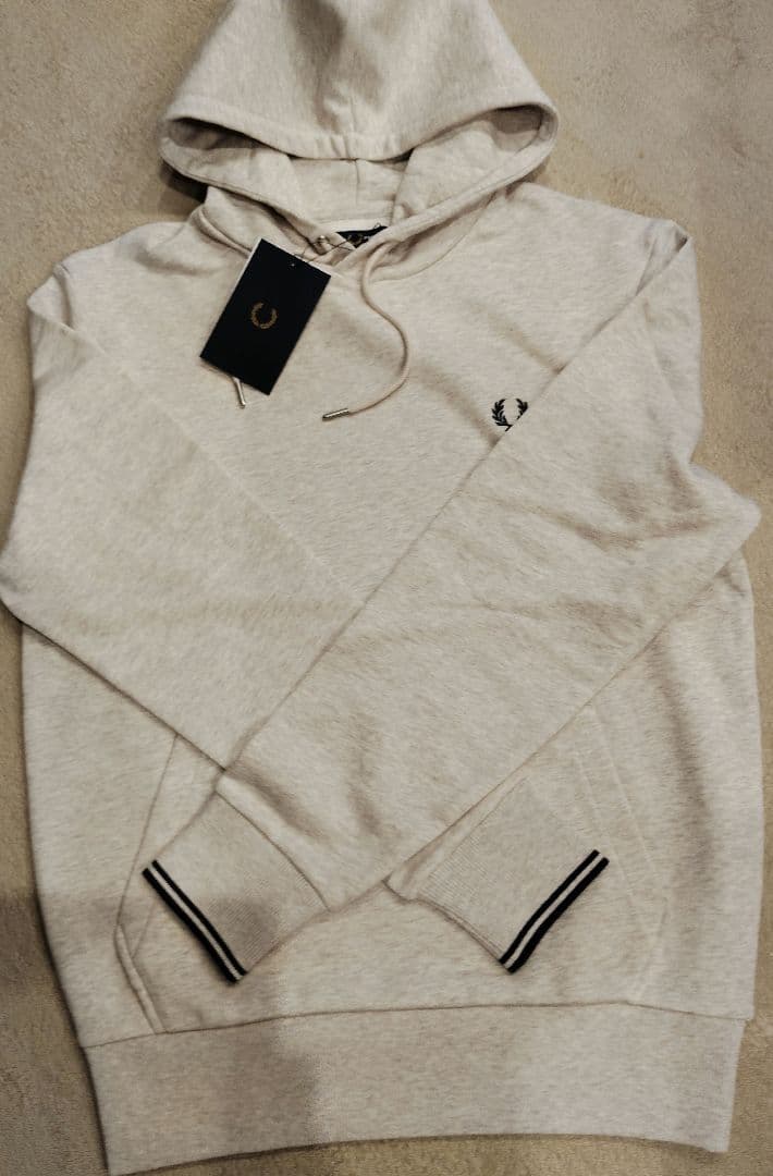 フレッドペリー パーカー Sサイズ ベージュ系