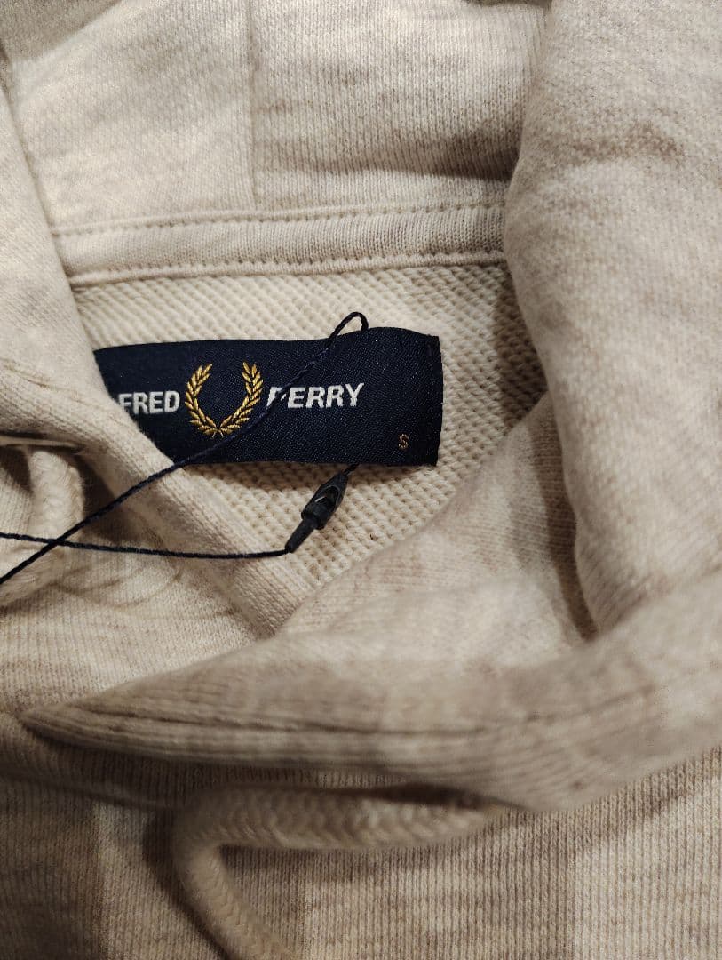 フレッドペリー パーカー Sサイズ ベージュ系