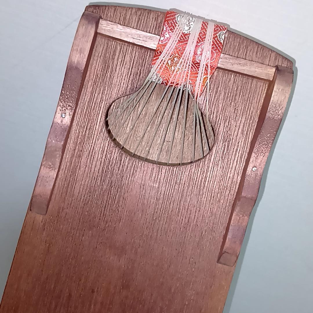 短箏 短琴 ミニ琴 二尺琴 13弦 和楽器 弦楽器 琴柱　60cm