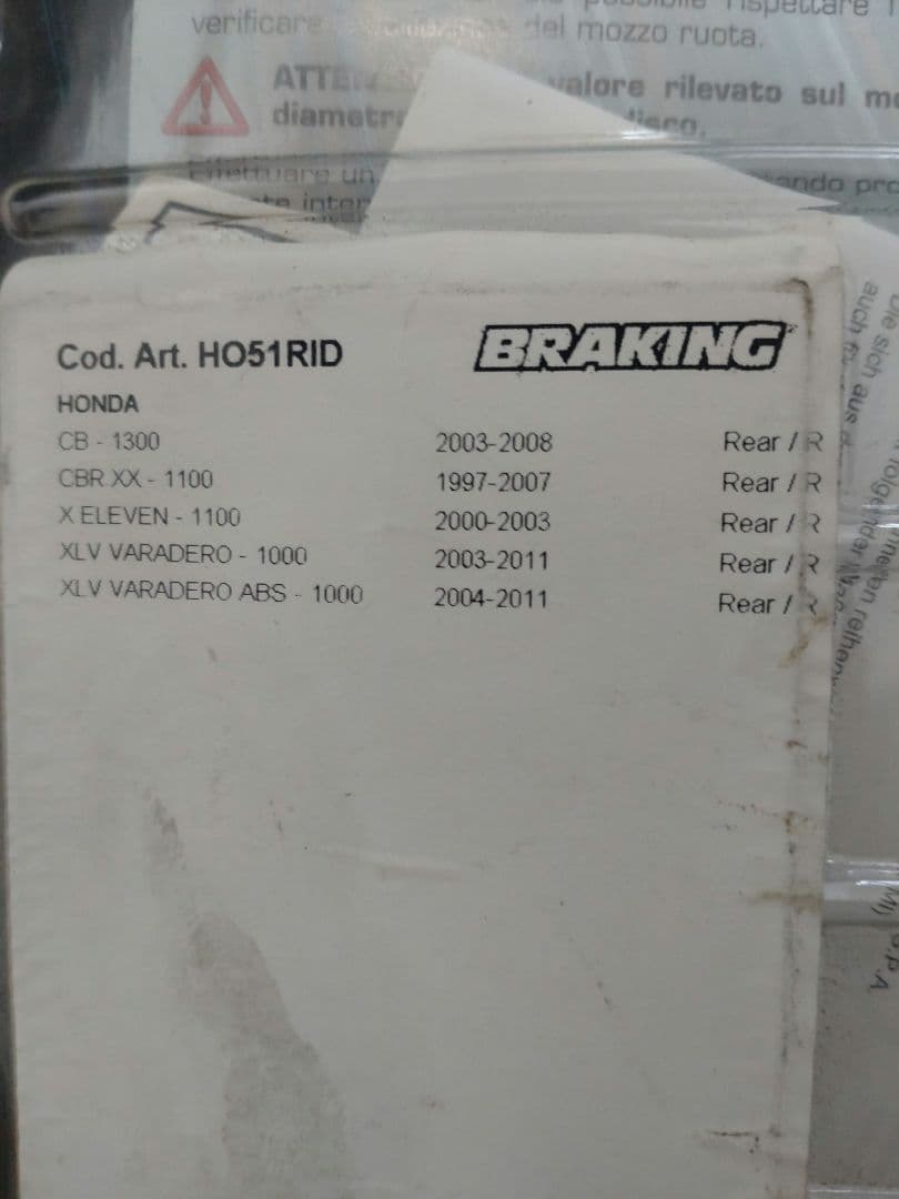 cb1300 cbr1000xx cbr400f waveリアディスク