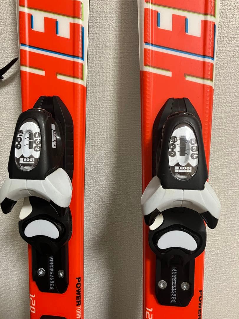 ロシニョール　スキー板120センチ　 hart ストック95センチ　セット品