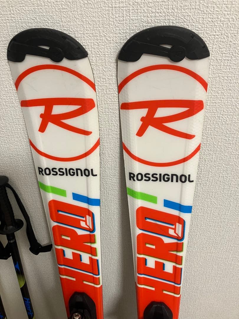 ロシニョール　スキー板120センチ　 hart ストック95センチ　セット品