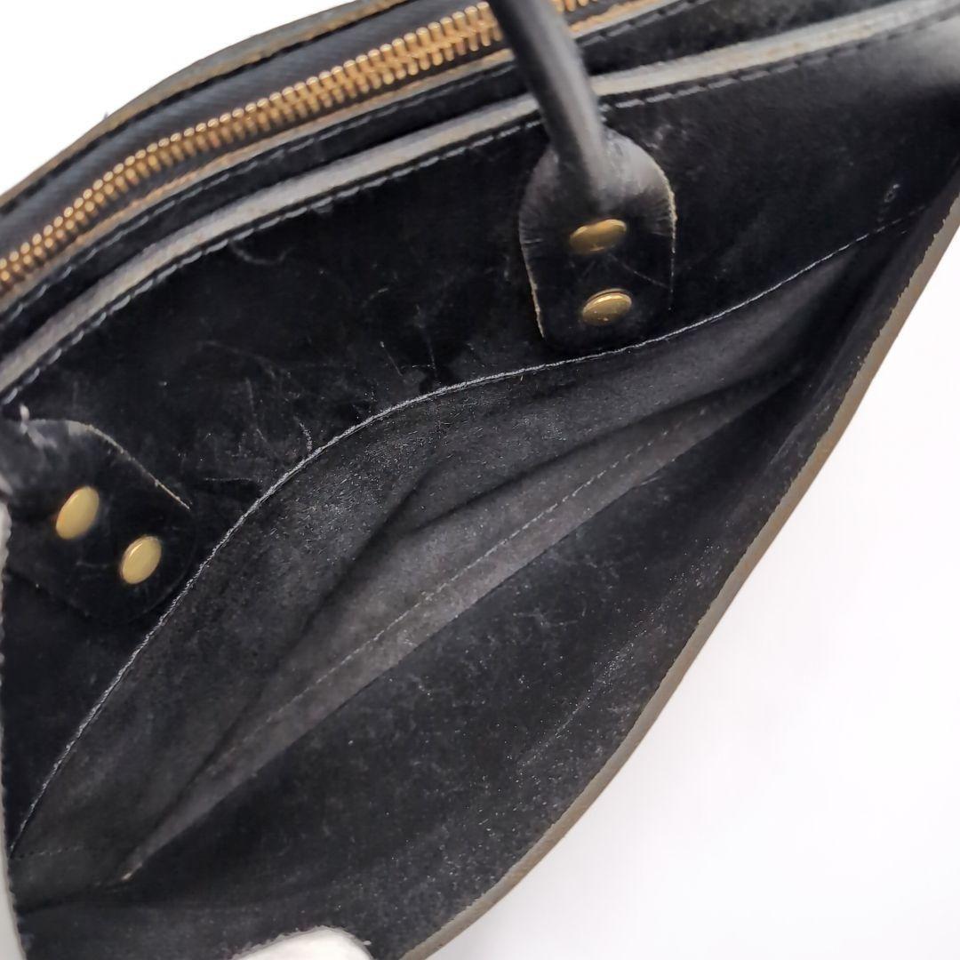 HERZ　ヘルツ　ブリーフケース　堅牢　ビジネスバッグ　ヌメ革　レザー　ブラック