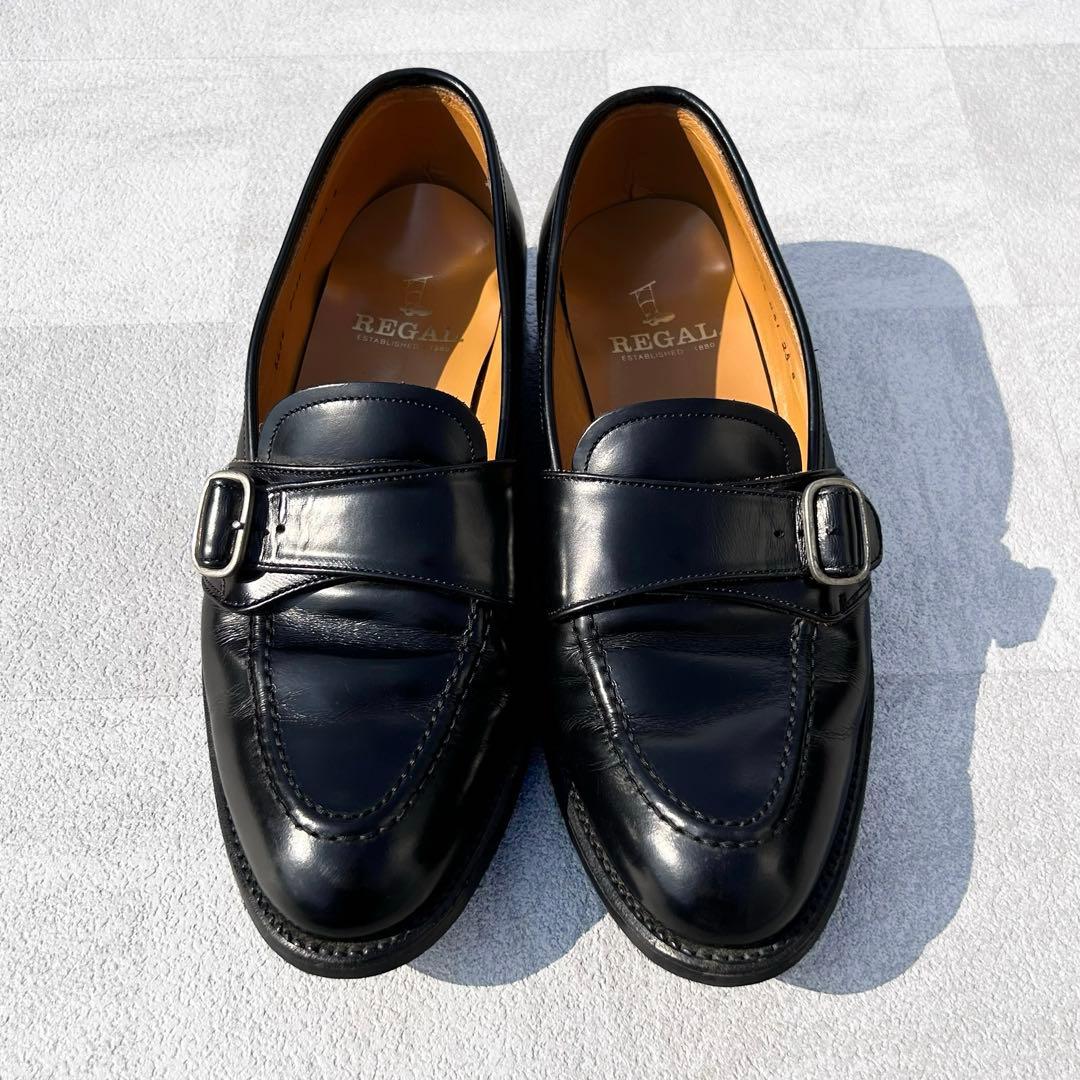 専用！REGAL リーガル シングルモンク 革靴 ローファー ビジネスシューズ