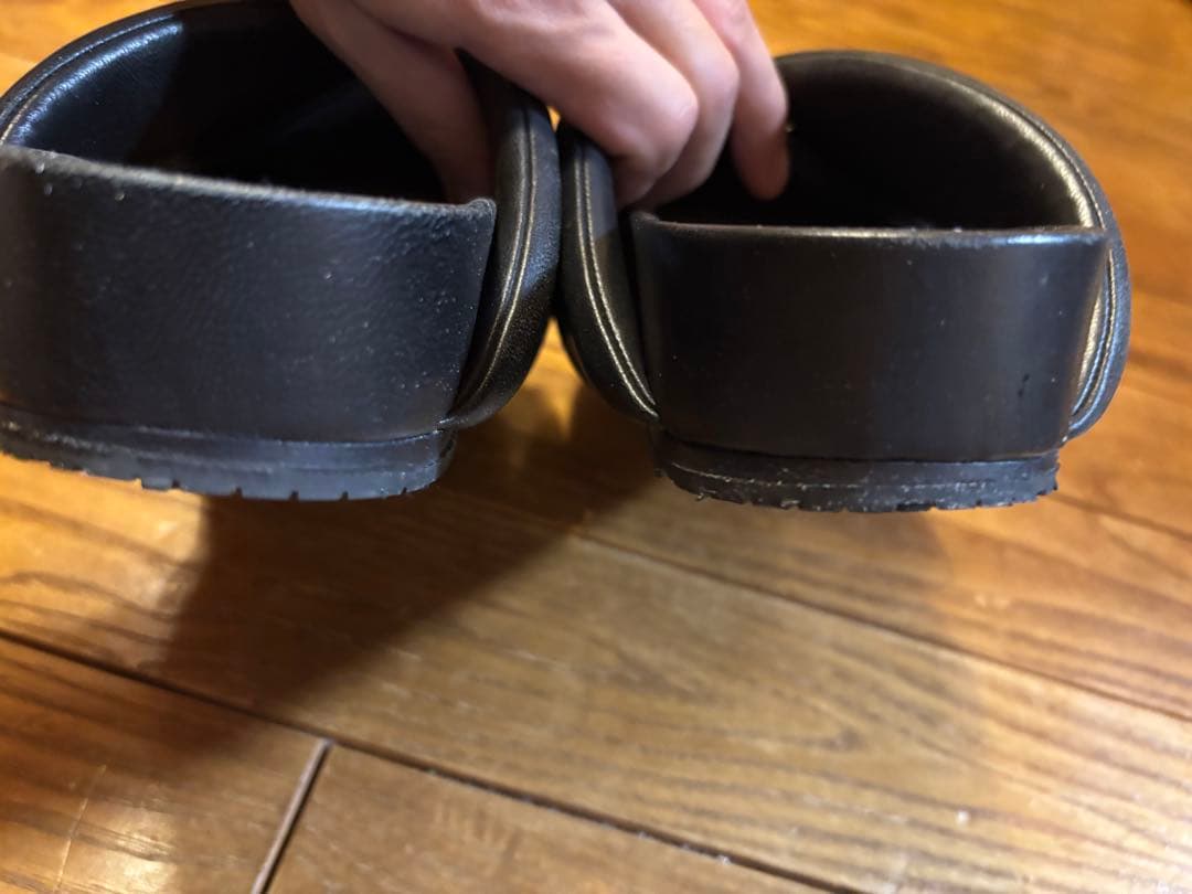 jil sander サンダル　ブラック40 正規品　ソール貼