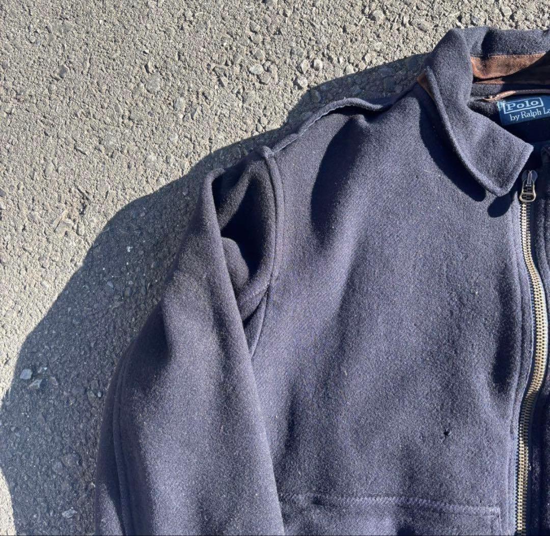 90s ラルフローレン a2 A2 A-2 フライトジャケット ウールジャケット