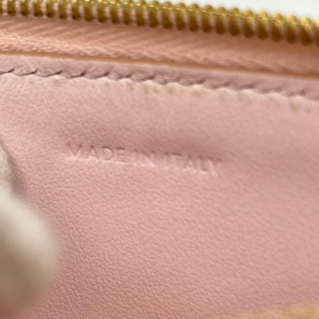 CELINE ケース キーリング トリオンフ ロゴ入り レザー 付属品付き