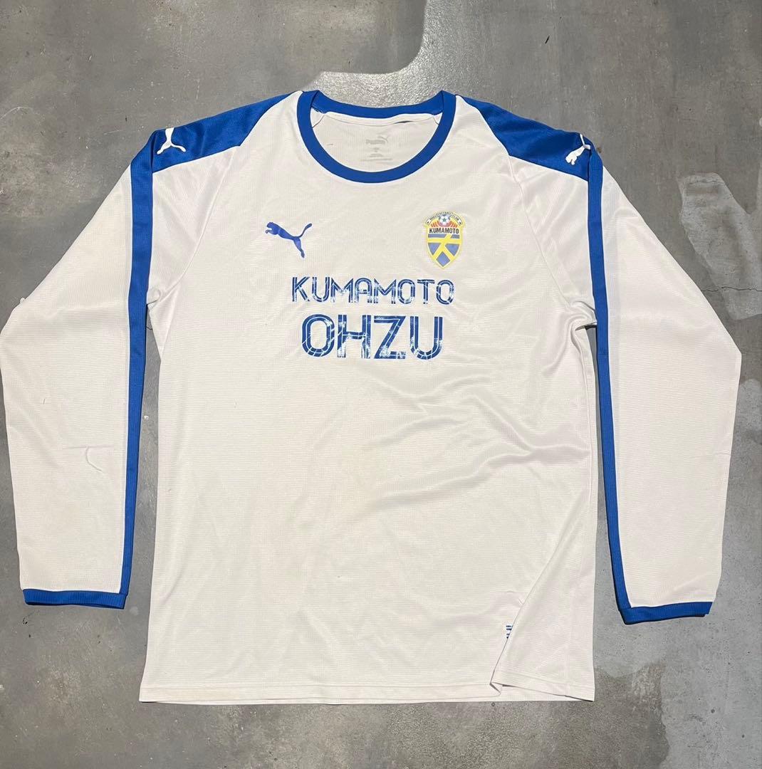 大津高校サッカー部　練習着　白上下セット　XL