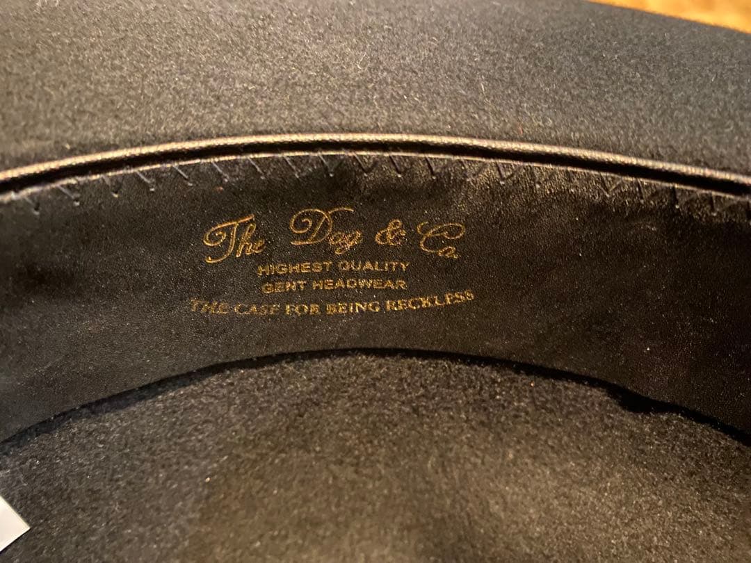 THE H.W.DOG and co hwdog ハット 34 ブラック　ウール