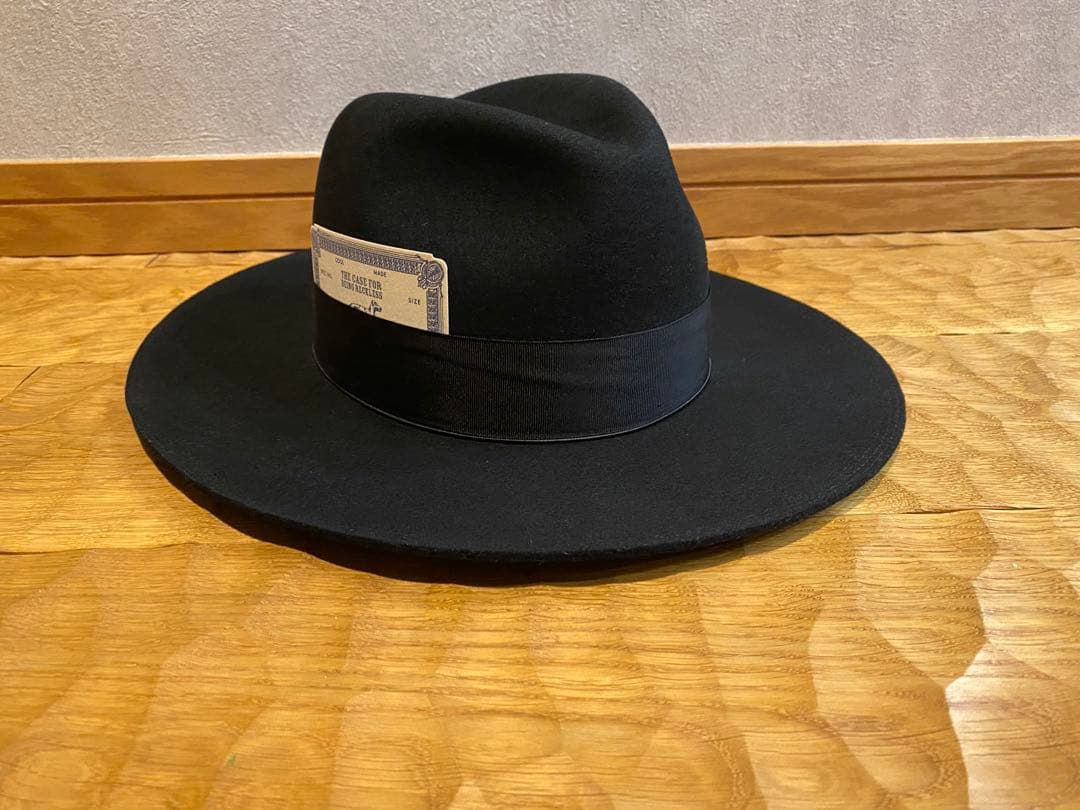 THE H.W.DOG and co hwdog ハット 34 ブラック　ウール