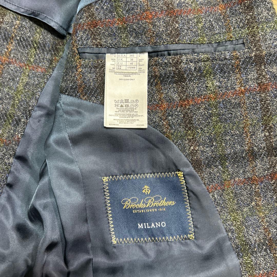 ブルックスブラザーズ　ハリスツイード　テーラードジャケット