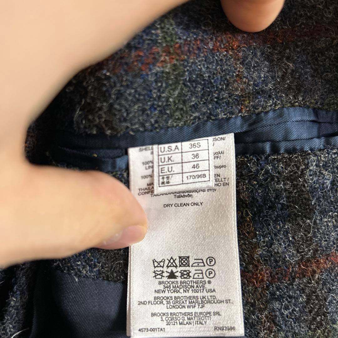 ブルックスブラザーズ　ハリスツイード　テーラードジャケット