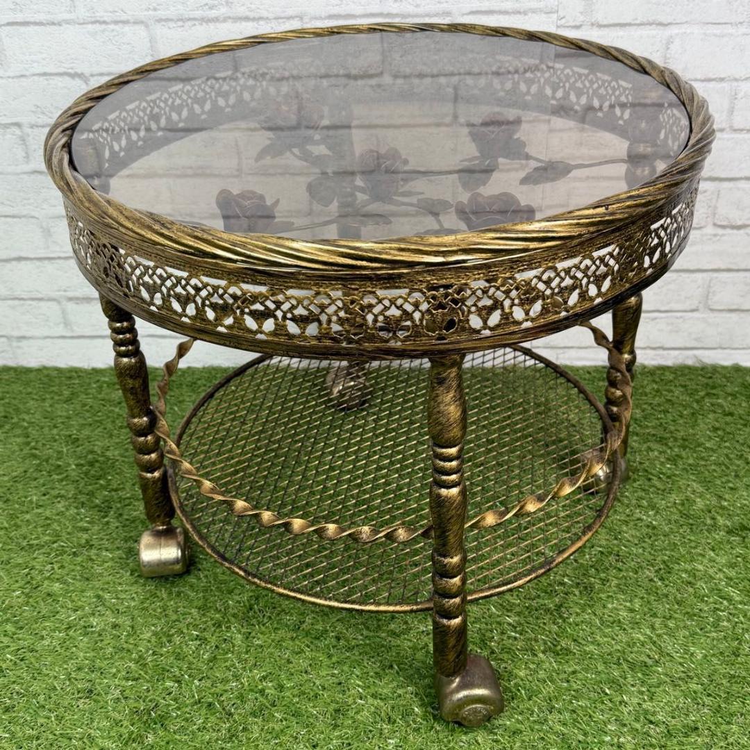 RENAISSANCE ルネサンス サイドテーブル 薔薇装飾 バラ