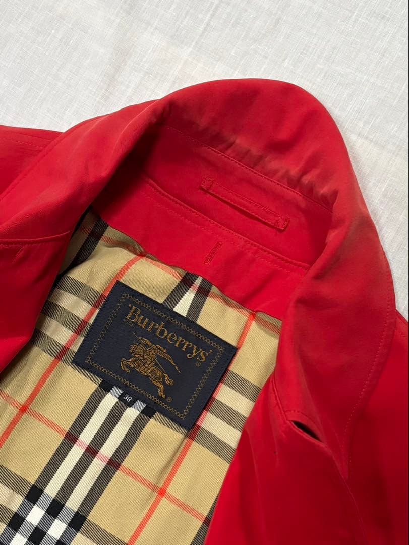 Burberry's バーバリーズ　ノバチェック　ステンカラーコート　38