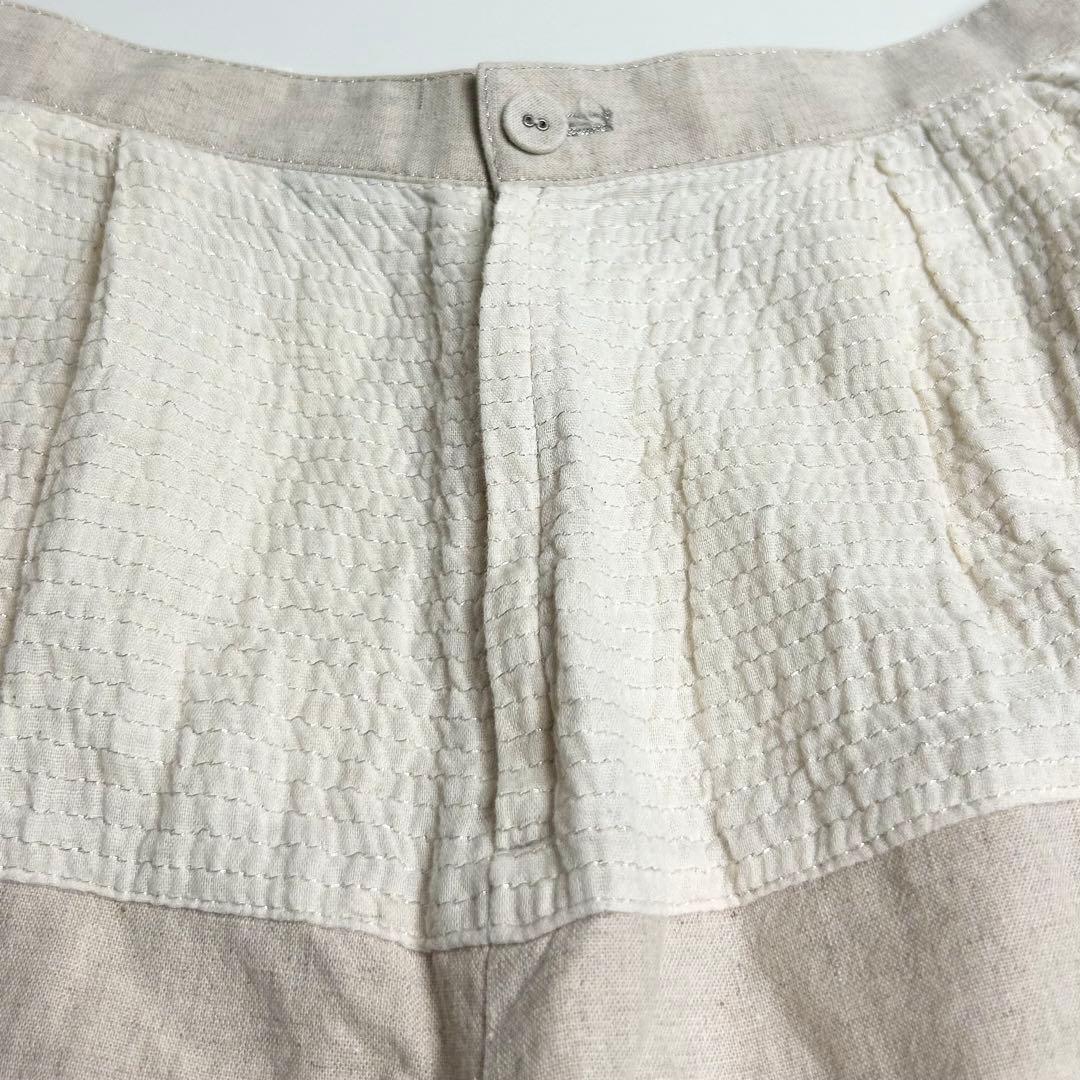 【美品】トリココムデギャルソン/00s/コットンリネンキュロット/ハーフパンツ