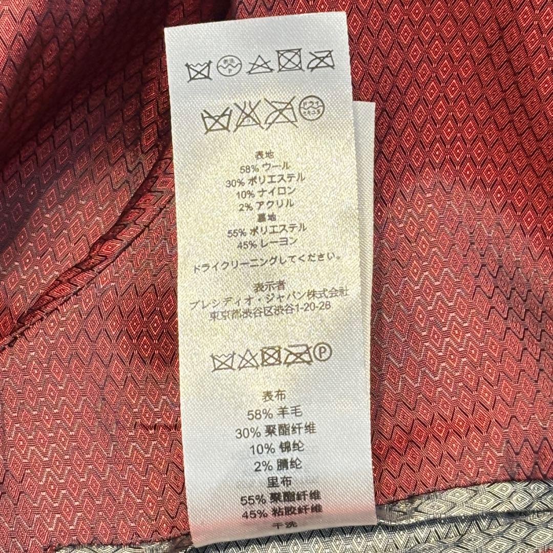 【極美品】アルマーニエクスチェンジ Pコート イタリア製生地 濃紺 L A|X