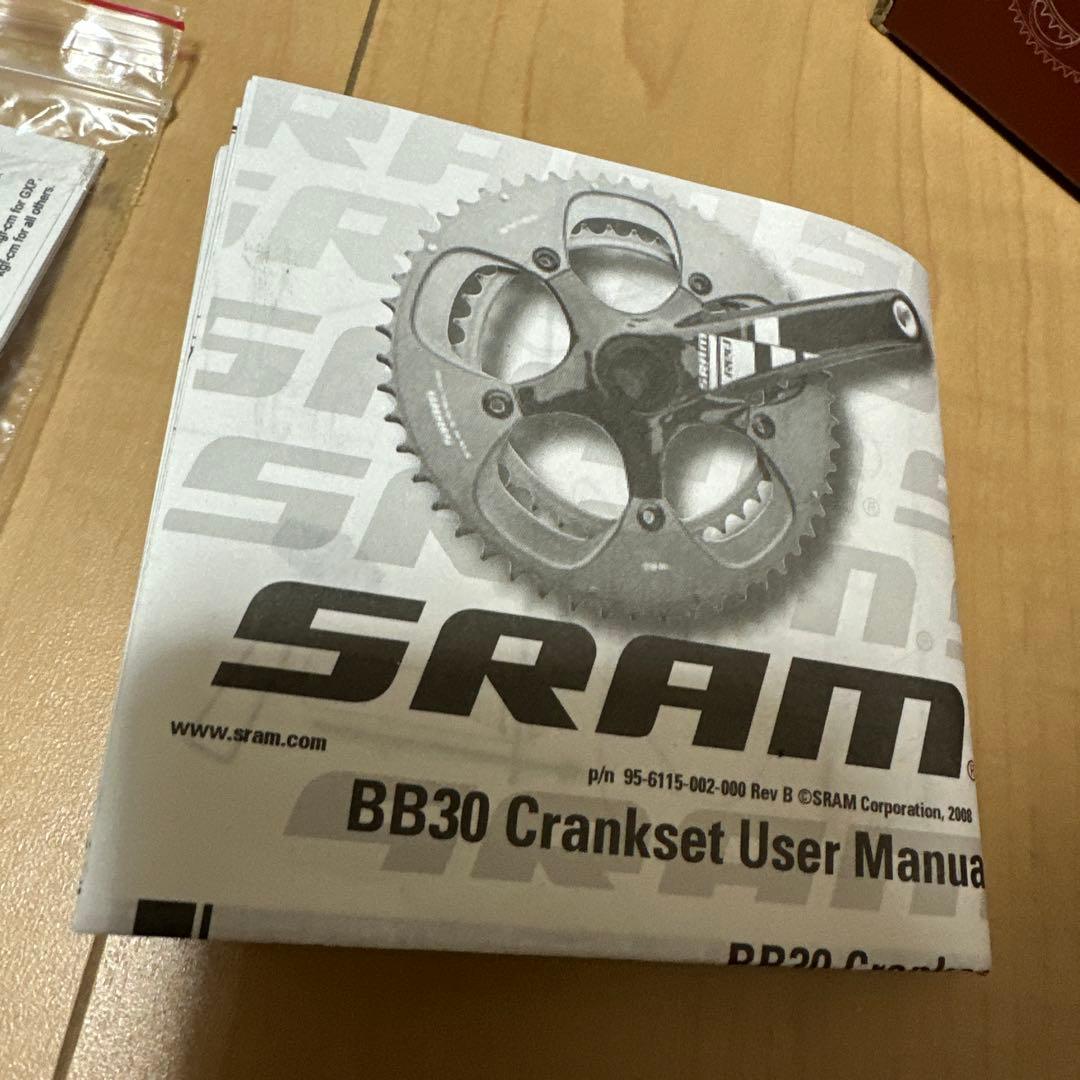 SRAM RED クランク 170mm 53-39T BB30用